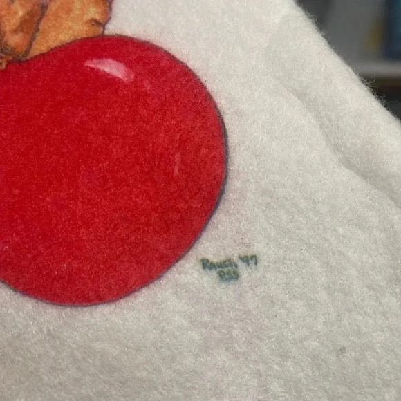 Vintage Felt Christmas Stockings 1997 Rauch Playing Kitten & 1984 Cabbage Patch - Picture 7 of 16